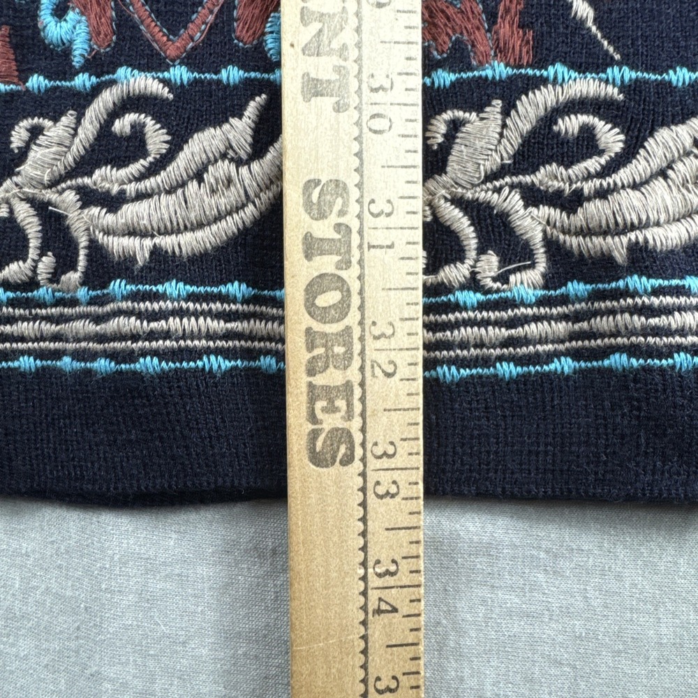 Soft Surroundings Tapestry Tunic Cardigan Women L Hooded Beaded Embroidered Open - Picture 3 of 7